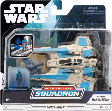 Fang Fighter Star Wars Micro Galaxy con figura de 1 pulgada