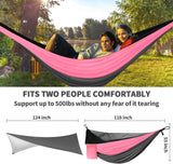 Hamaca Camping con Mosquitera y Tarp, Portátil, Doble, Nylon