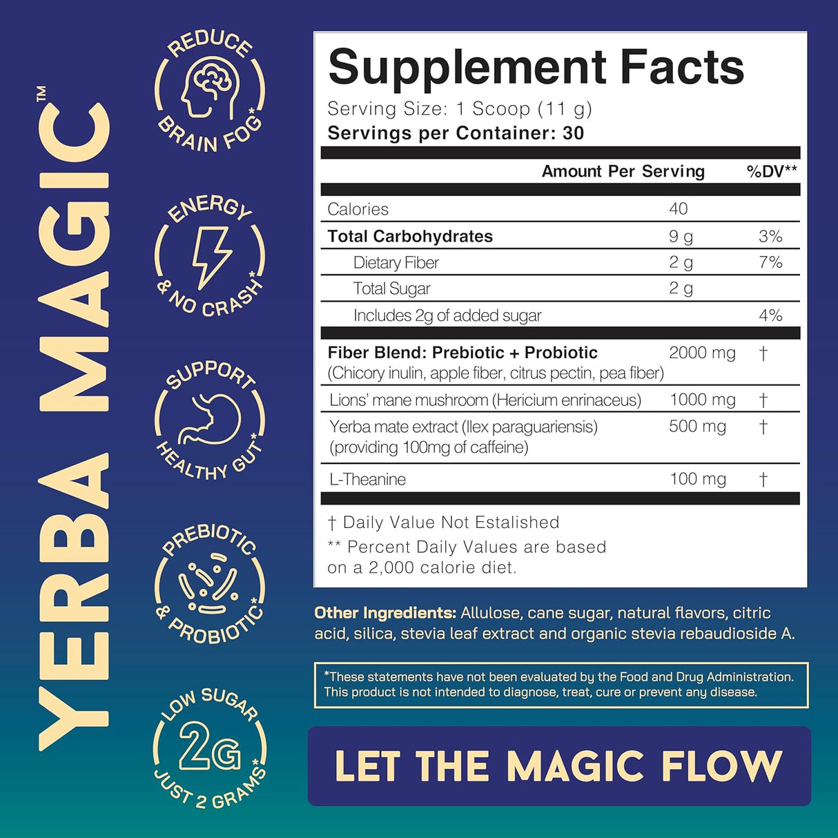 Yerba Mate Instant Tea, Yerba Magic, Energía y Salud, 30 Serv.