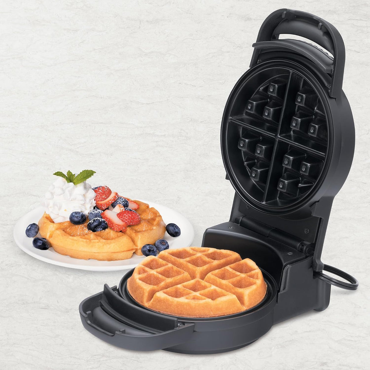 Waflera Belga Presto 03517 - Doble, Antiadherente y Compacta