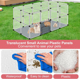 Paneles para Mascotas, Enclosure Transparente, 32 Piezas, Modelo X