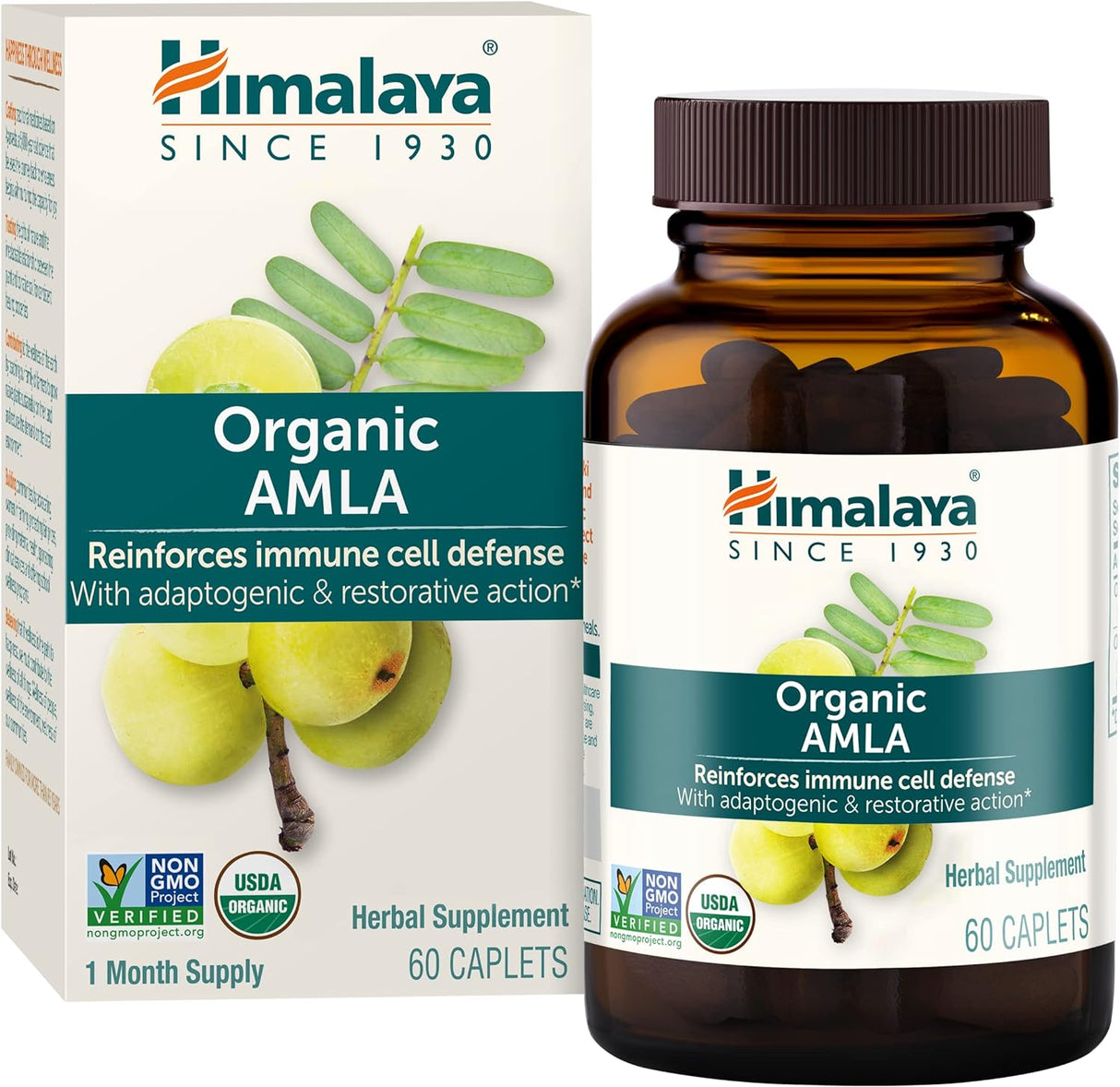 Suplemento Himalaya Antioxidante natural orgánico 60 cápsulas