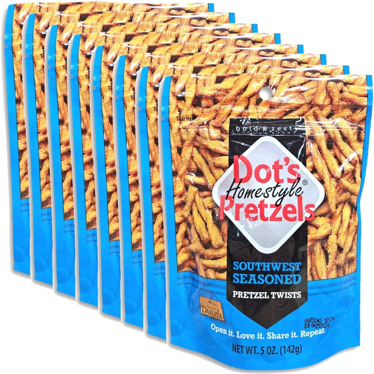 Pretzels estilo casero, sabor suroeste, bolsa de 5 oz