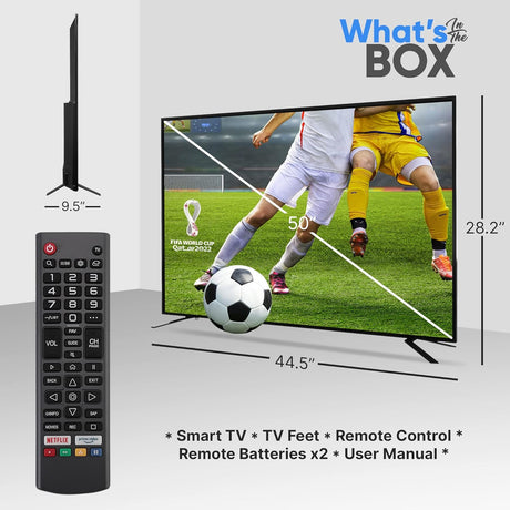 Televisor Pyle Smart TV de 50 pulgadas