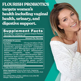 Flourish Probióticos + Prebióticos para Mujeres – 30 cápsulas