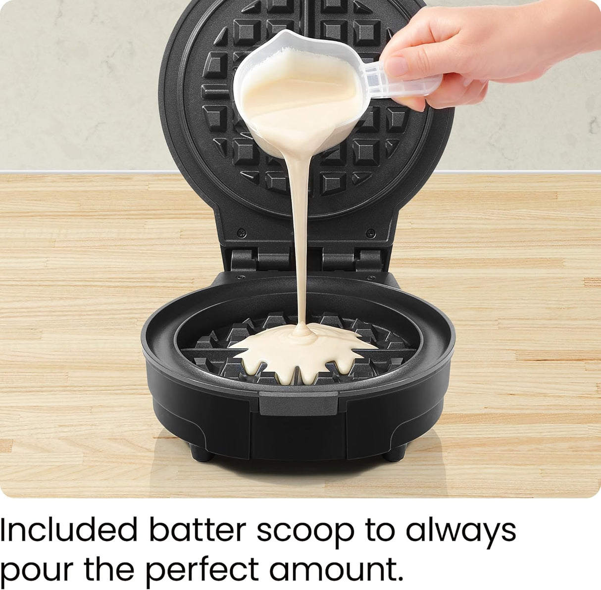 Máquina para hacer waffles belgas con control de temperatura