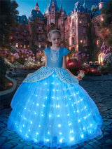Disfraz de Princesa con Luces Niñas - Vestido Halloween Infantil