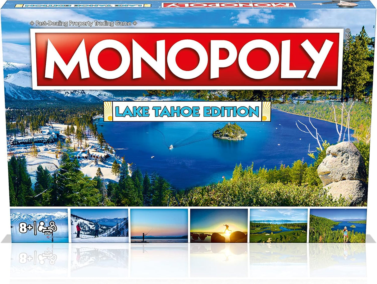Monopoly Lake Tahoe Edición - Juego Familiar para 2-6 Jugadores