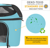 Transportadora grande para 2 gatos, Oeko-TEX, certificada, TSA