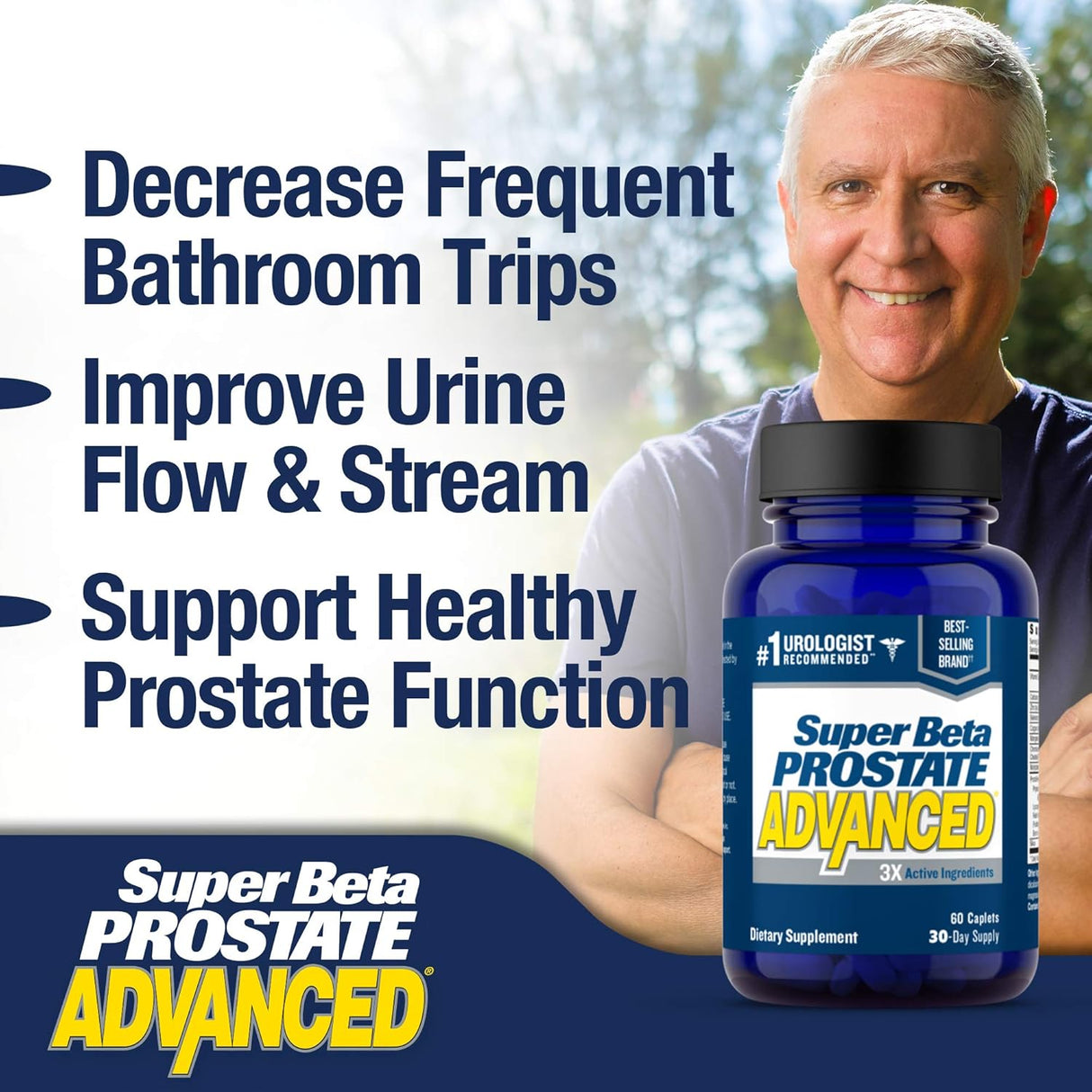 Suplemento  Prostate Advanced  promueve el sueño 120 cápsula
