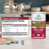 Psyllium Herbal Powder ORGANIC INDIA - Fibra Orgánica 12 oz