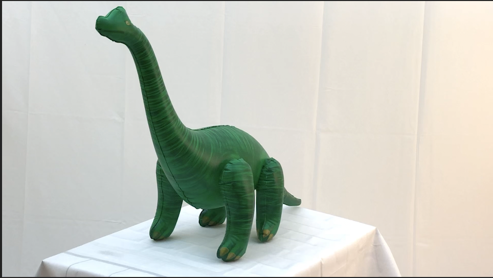 Dinosaurio inflable