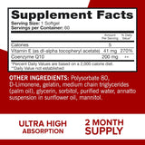 Suplemento CoQ10 de 200 mg, Ultra CoQ10  60 unidades