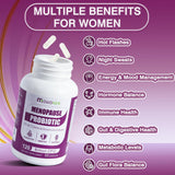Suplemento Menopausia Mujer, 120B CFU, 13-herbas, 60 cápsulas