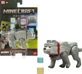 Set de Figura de Acción Minecraft Mattel con Accesorios, Dennis El Lobo