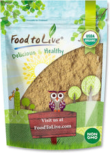 Polvo de Triphala Orgánico Food to Live, Detox Natural, 8 oz