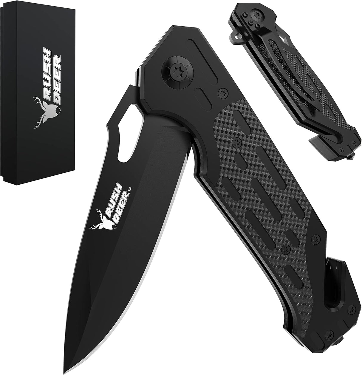 Cuchillo de bolsillo plegable con clip