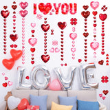 Stickers de Pared para San Valentín, 259 Piezas, Removibles