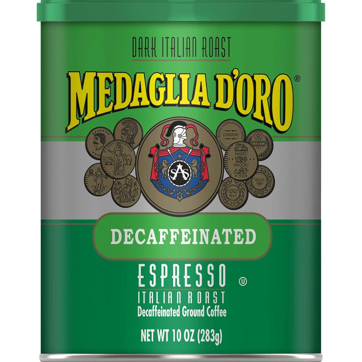 Café Molido Decaf Medaglia D'Oro Estilo Espresso 10 Oz
