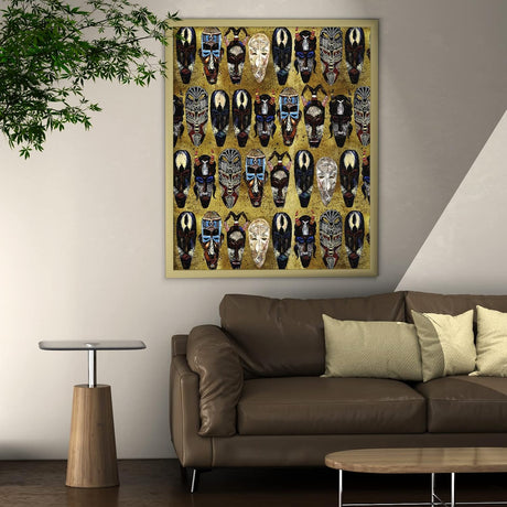 Papel Tapiz Removible Adhesivo 17.5in X 23ft Retro Funky
