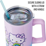Taza de Acero Inoxidable Sanrio Hello Kitty 40 oz con Asa y Popote