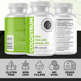 Cápsulas de Calostro Intestinal Fortitude, 100% Grass Fed, 60 CT