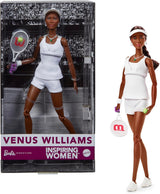 Doll Barbie Inspiring Women Venus Williams Ropa y Raqueta