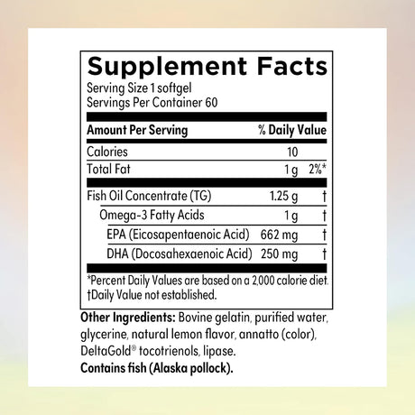 Suplementos Alimenticios Aceite de Pescado Suplemento