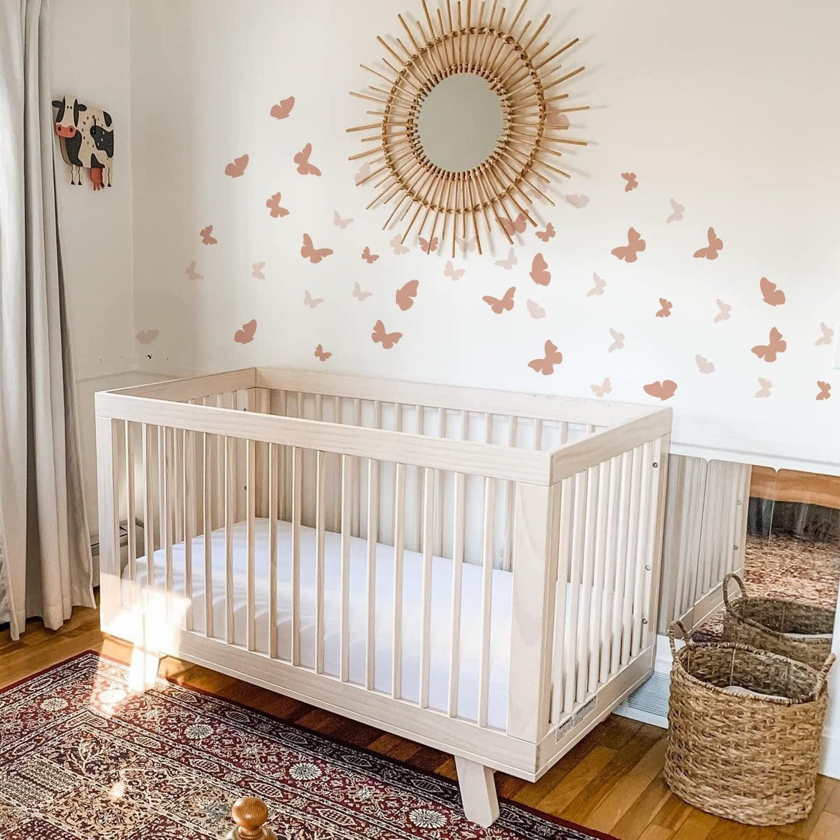 QUCHENG Calcomanías de pared bohemias para dormitorio niñas