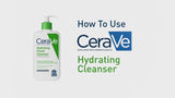 CeraVe - Limpiador facial hidratante, 16 onzas