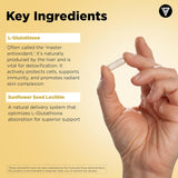 Suplemento Vitamínico Vital Vitamins Glutatión - 500mg L-Glutathione
