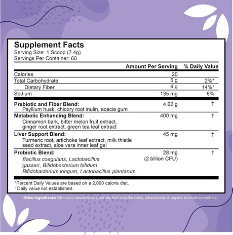 Psyllium Husk Colon Cleanser - ColonSweep - Vegan, 16 OZ