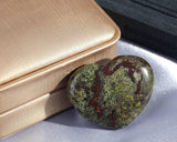 Corazón de cristal de 1.772 in, cristales curativos grandes
