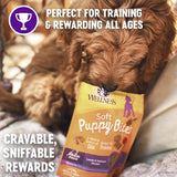 Galletas de Adiestramiento Wellness Puppy, Natural, Sin Granos