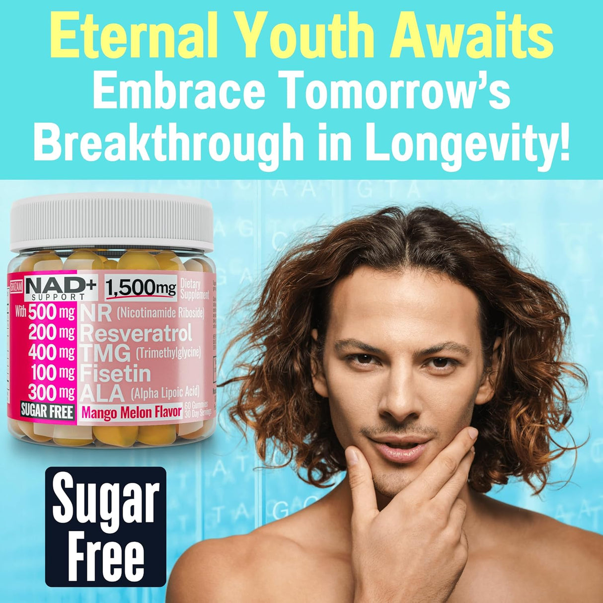 Suplemento Gomitas NAD+ 1500mg | Suplemento Antioxidante Alt
