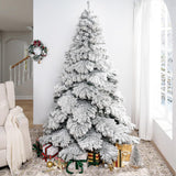 Árbol de Navidad Naomi Home 7.5ft con luces y 1324 ramas