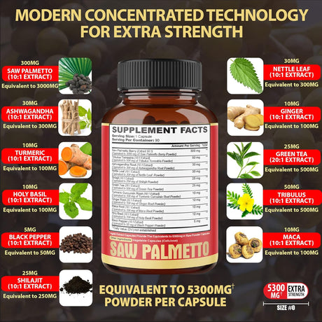 Suplementos Alimenticios de palma de sierra