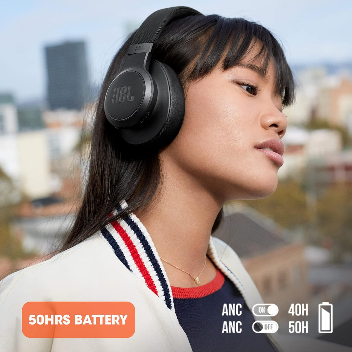 Auriculares inalámbricos con cancelación de ruido, modelo 660NC