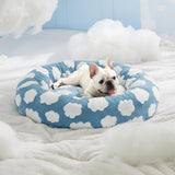 Cama para perros pequeños antideslizante azul Lesure Donu