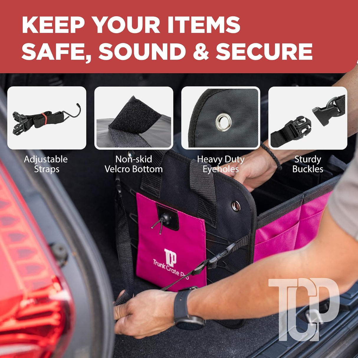 Organizador de Maletero SUV y Jeep TRUNKCRATEPRO - Ajustable
