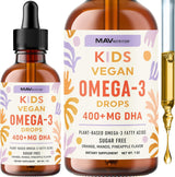Omega 3 Líquido Vegano para Niños con Alga, 30s