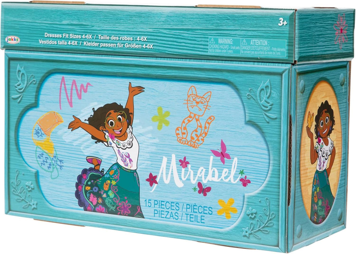 2 disfraces de Mirabel e Isabella en poliéster talla 4-6