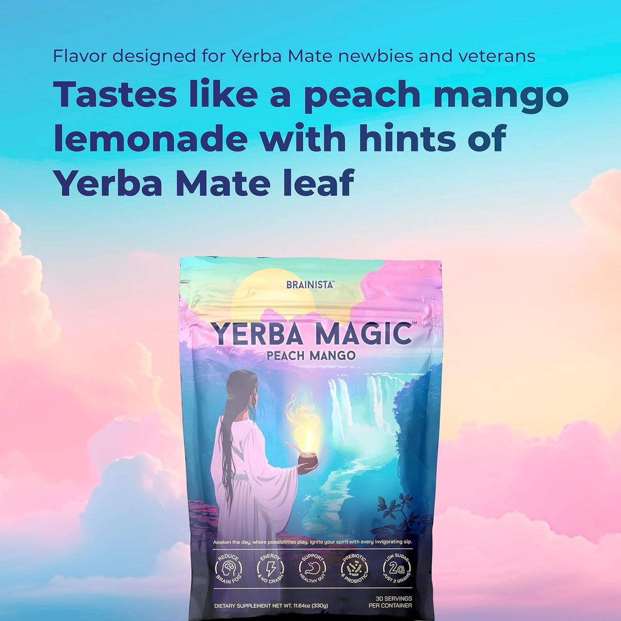 Yerba Mate Instant Tea, Yerba Magic, Energía y Salud, 30 Serv.