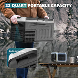 Refrigerador de 12 voltios de automóvil congelador portátil