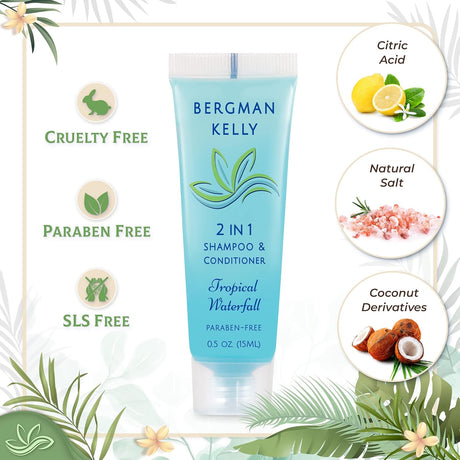 BERGMAN KELLY Champú y acondicionador de tamaño de viaje