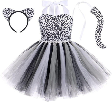 Disfraz de Safari para Niñas FYMNSI con Diadema y Cola