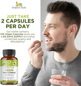 Suplemento Organic Veda  herbales para piel clara 120 unidad