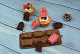 Moldes de Chocolate Halloween, Silicona, Tumbas, 2 pcs