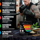 Suplemento para hombres Tongkat Ali 20 en 1 con Astrágalo Marca 90 cápsulas