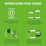 Proteína en polvo 2 sabores 12 unidades De Orgain Grass